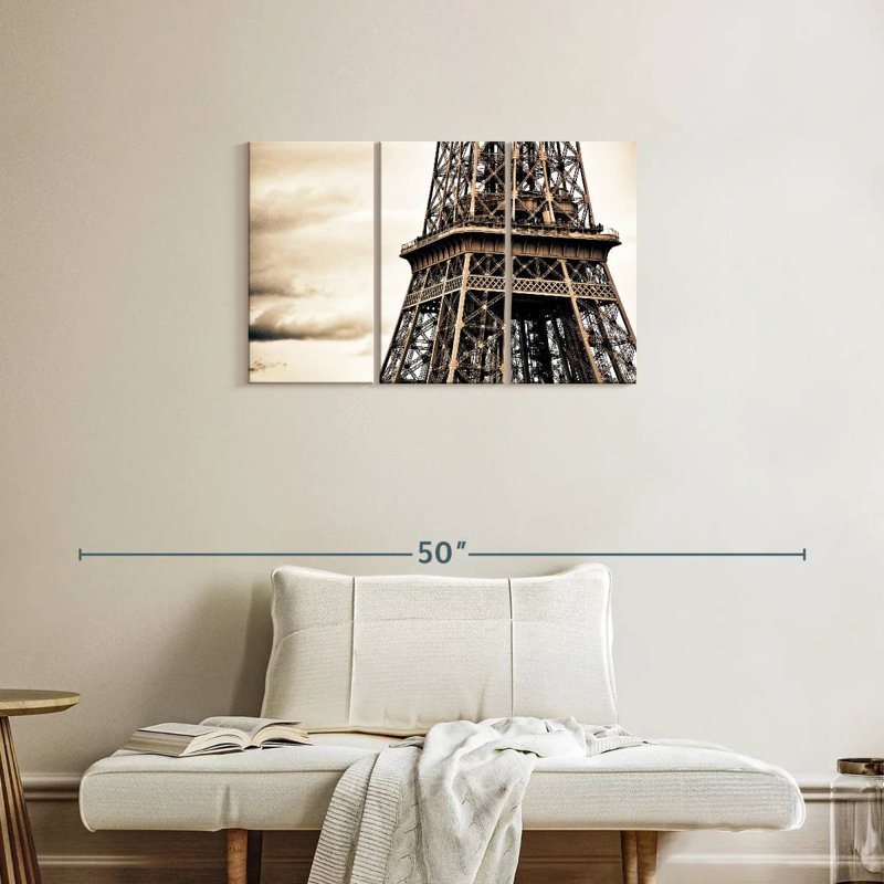Lilie Eiffel Retro Shot, 20" H x 33" W