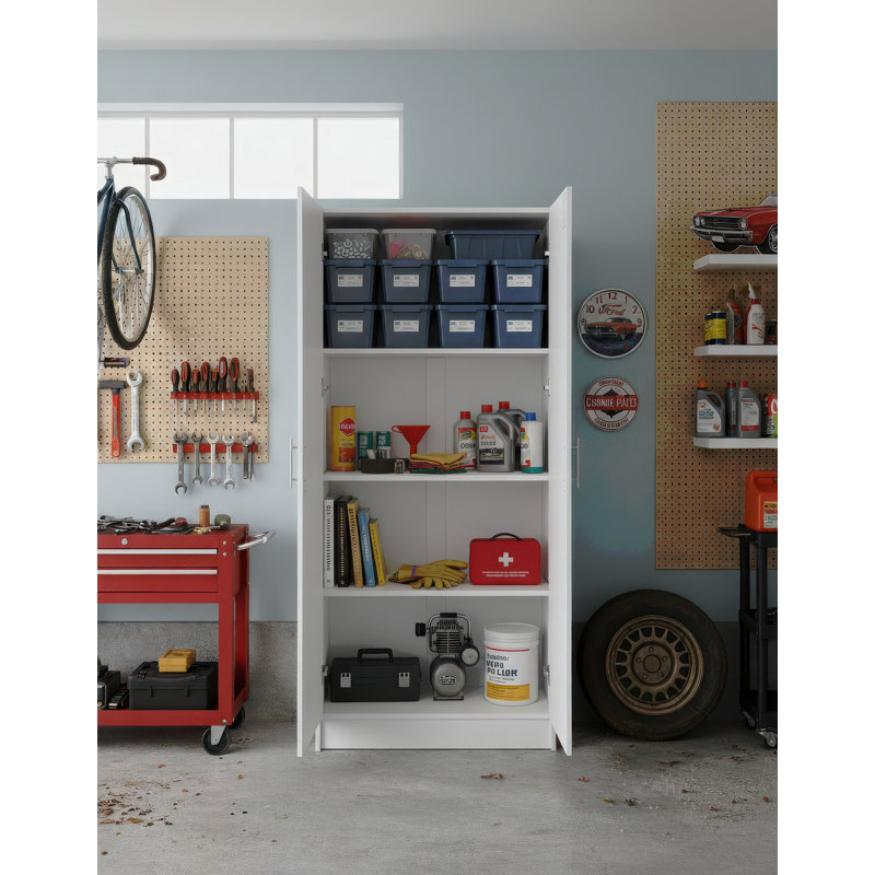 Armoire de rangement polyvalente Modex, White