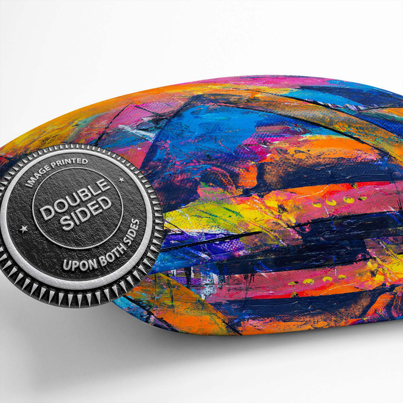 Abstract Square Throw Cushion, 40 x 40 cm
