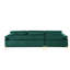 98.94 " Velvet Sofa