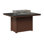 Donoma Rectangular Dining Fire Pit Table