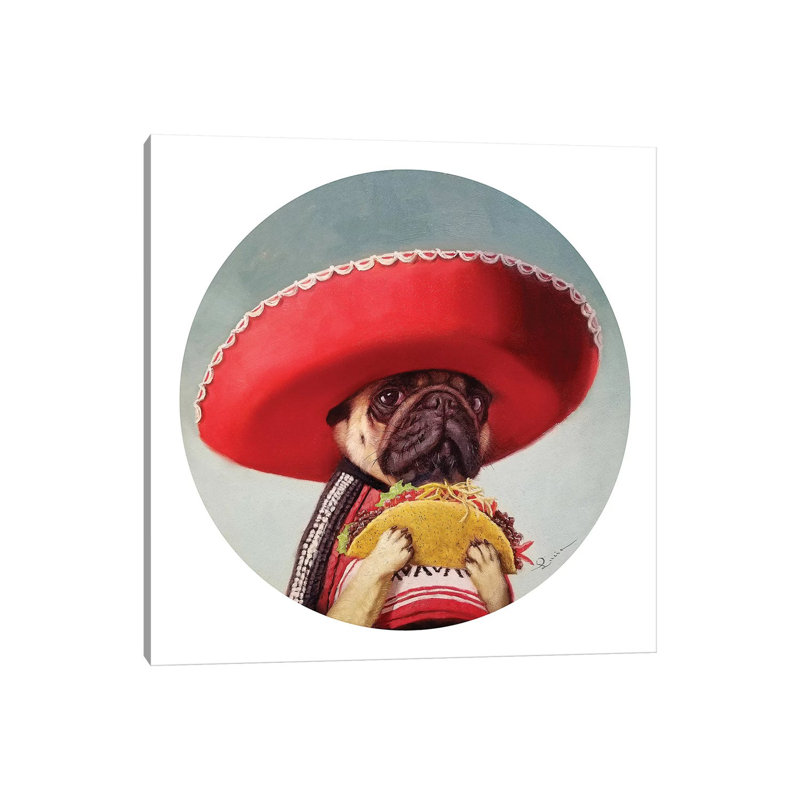 Mi Taco Mi Amigo by Lucia Heffernan - Wrapped Canvas Print, 30.48 cm H x 30.48 cm W
