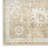 Bungalow Rose Bussie Machine Washable Ivory Gold Vintage Indoor Rug-261220930