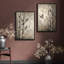 «Birch Tree Birds Woodland Nature», ensemble de 2 reproductions d'art encadrées-654460825-654460824