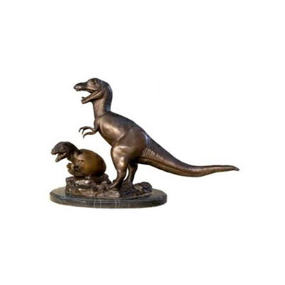 Dinosaur Bronze Garden Statue