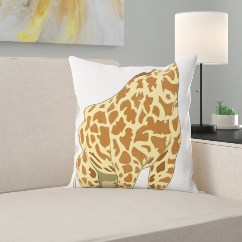 Giraffe Throw Pillow