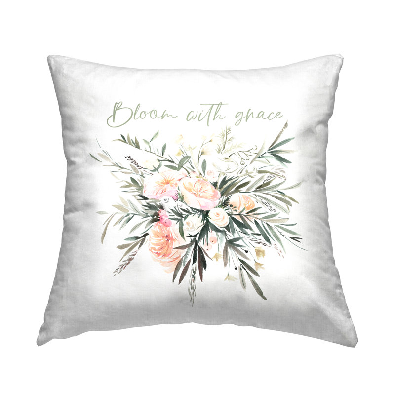 Floral Throw Pillow