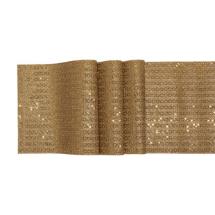 Chemin de table Sparkles Home Madison Avenue | Motif strass en X | Décoration élégante
