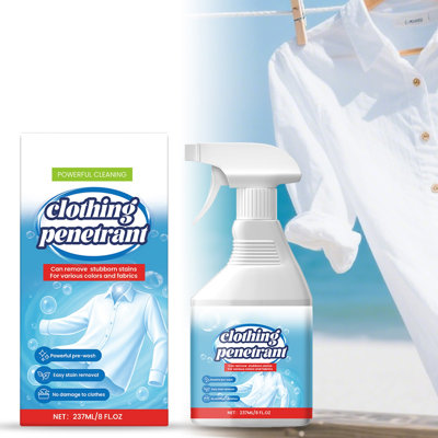 penetration spray Powerful Laundry Detergent Stubborn Stain Cleaning Pretreatment Hand Washing Does Not Hurt Clothing Fibers 237ml