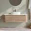 Meuble-lavabo flottant 48 po avec lavabo vasque, barre à serviettes intégrée et armoire sculptée cannelée 48 po-133387304-133707845