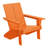 Modern Poly Adirondack Chair With Ottoman-2005742402