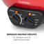 Klarstein 38cm Non Stick Electric Grill with Glass Lid