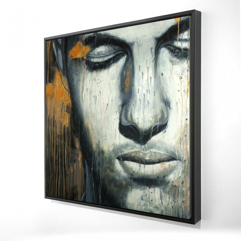 «Abstract Man Face» sur toile
