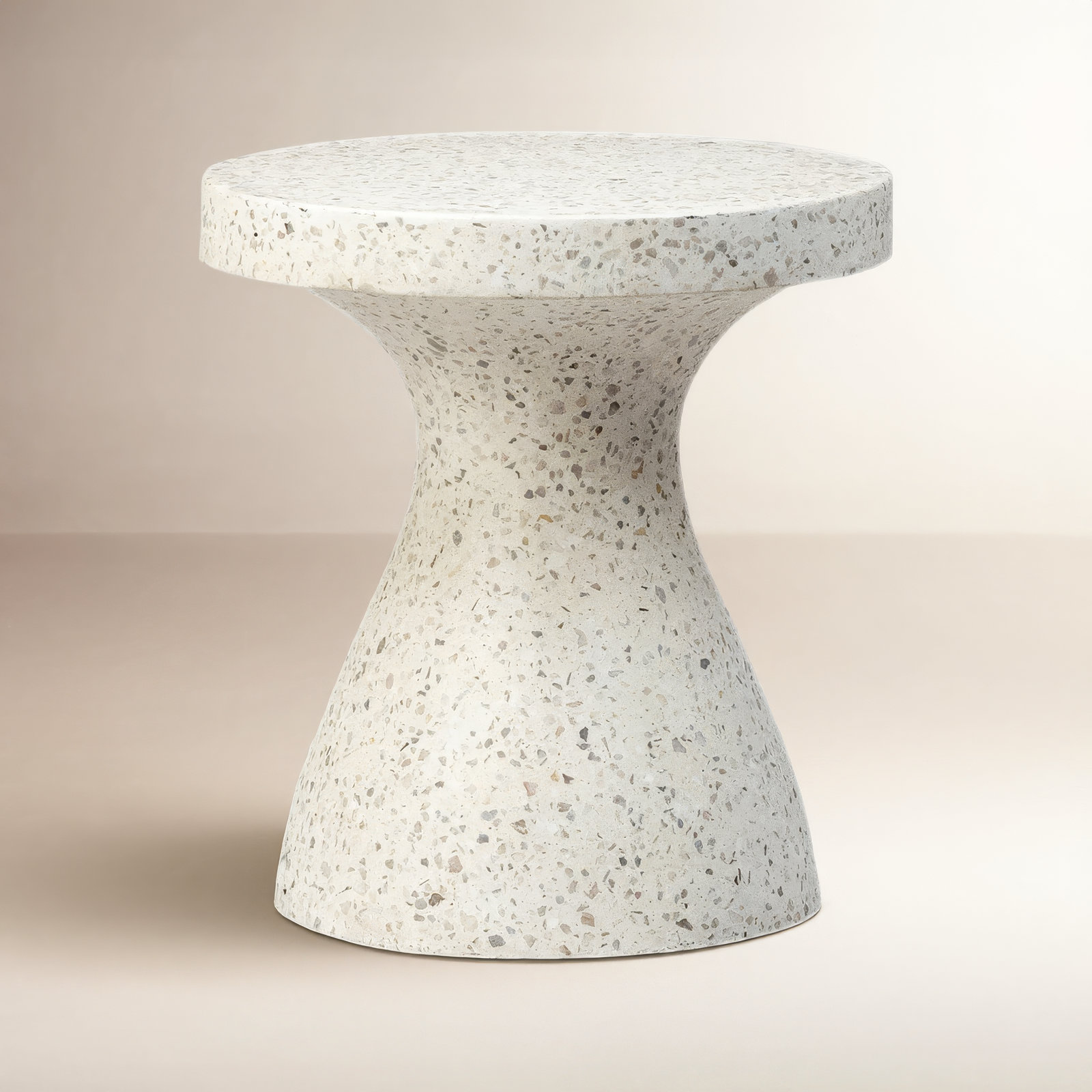 Fernan End Table, White