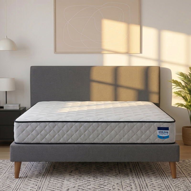 Winksleep Air Feel Orthopedic Mattress – Medium-Firm Memory Foam & Spring Support, Small Double (4')