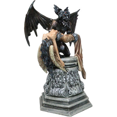 Statue de l'ange de Saturne de style gothique de Saturn
