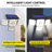 Solar Outdoor Motion Sensor Security Lights 144LED 3 Modes Waterproof with Remote Control