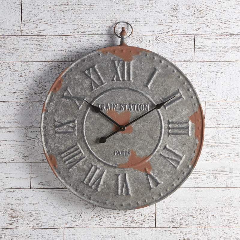 Virenque Metal Wall Clock