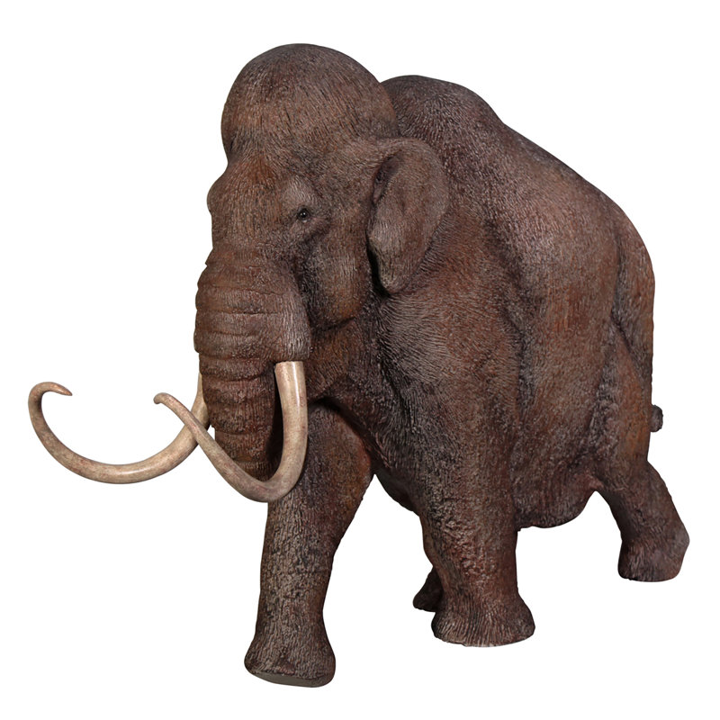 Statue écaillée en laine Mammouth, éléphant de l'ère glaciaire