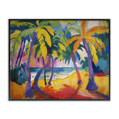 Tropical Palm Paradise Giclee Art by Ramona Murdock
