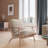 Dez 28.35" W Linen Armchair Upholstered-373104575
