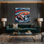 Art sportif sur toile gris-1113447650