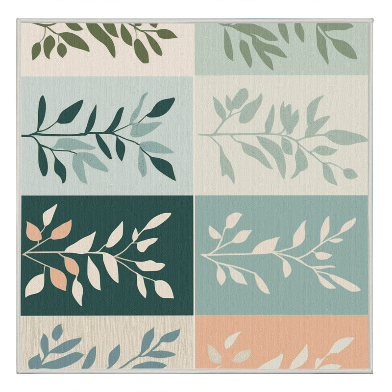 Forest Serenity Rug, Square 5'