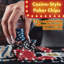Ensemble de jetons de poker Trademark - Ensemble de poker avec cartes, boutons, étui de transport et jetons de poker pour le Texas Hold'em, les jeux de Blackjack et plus encore
