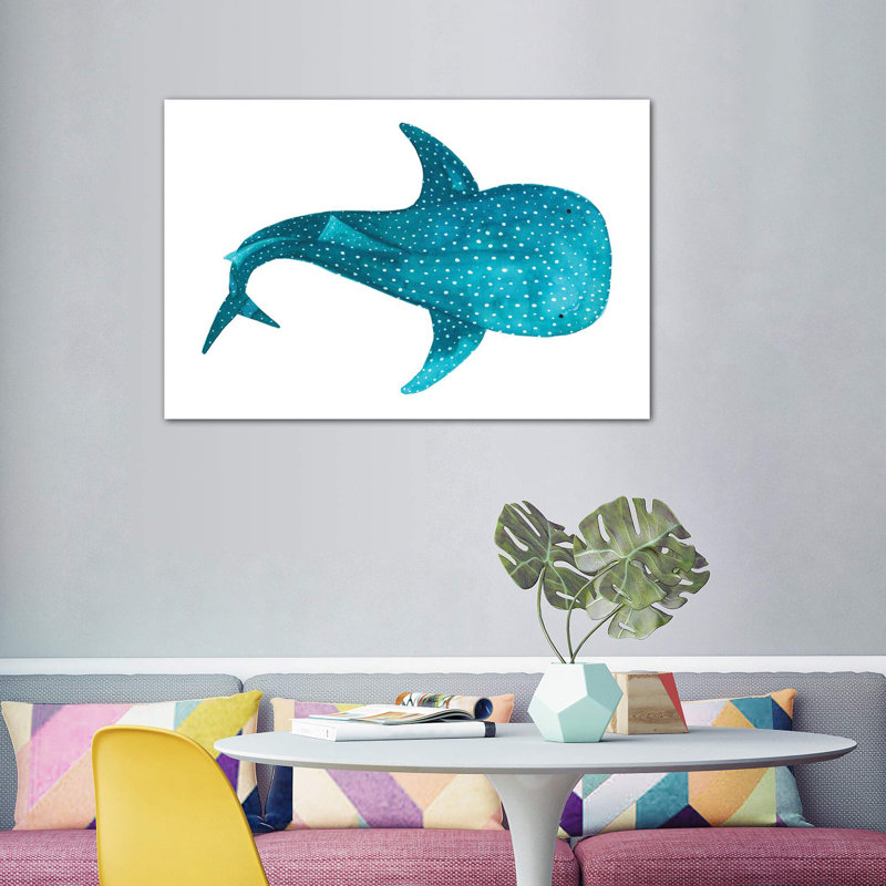 " Whale Shark II ", No Mat, Wrapped Canvas, 40" H x 60" W x 1.5" D