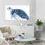 «Turtle in The Blues», reproduction de peinture acrylique-31937144-31937876