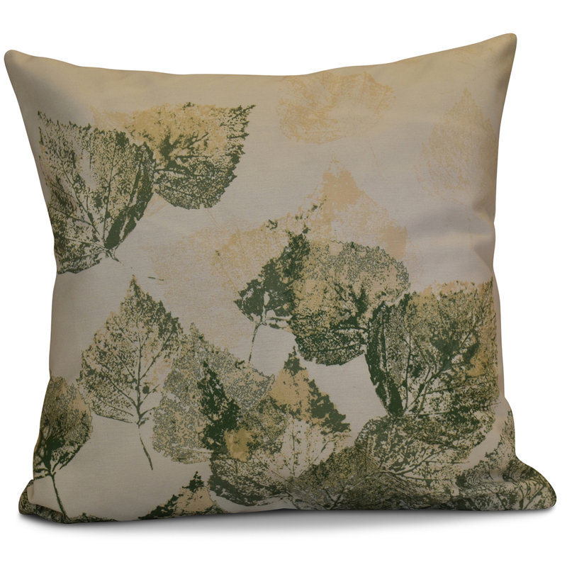 Housse et housse pour coussin carré, H 20 po x l 20 po x P 7 po, Vert