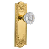 Meadows Plate with Crystal Door Knob