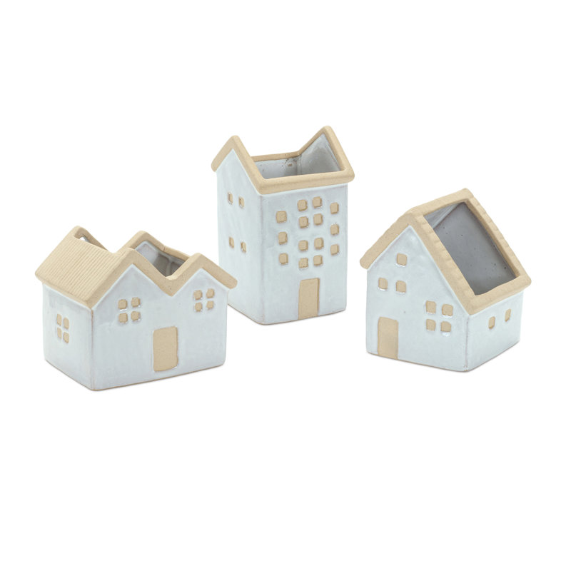Alisdair 3-Piece Porcelain Pot Planter