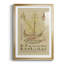 Antique Ship Plan I, reproduction d'art encadrée-553617059-553616991