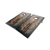 WestGeorgiaCornhole 2' x 4' Barnwood Custom Solid Wood Cornhole Board ...