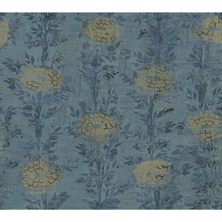 Schumacher Versailles Blue Wallpaper  DecoratorsBest
