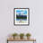 Abuzar Black Wood Picture Frame with Mat-342055555
