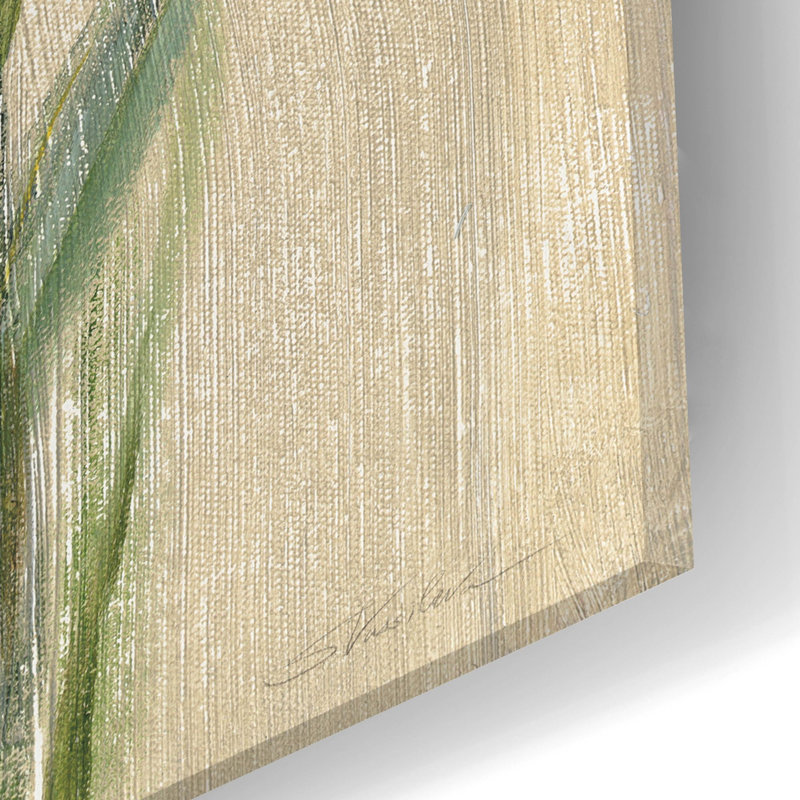 «Farm Flower IV» par Silvia Vassileva, art mural en verre acrylique, H 24 po x l 12 po