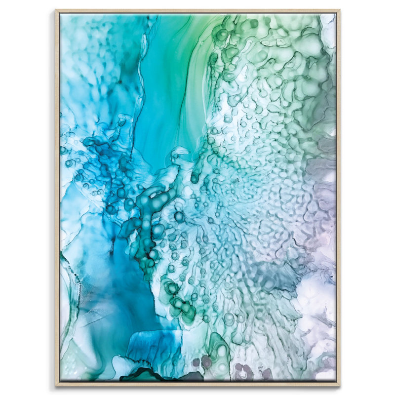 Julie Ahmad - Print on Canvas, 102cm H x 76cm W, Timber Floater Frame