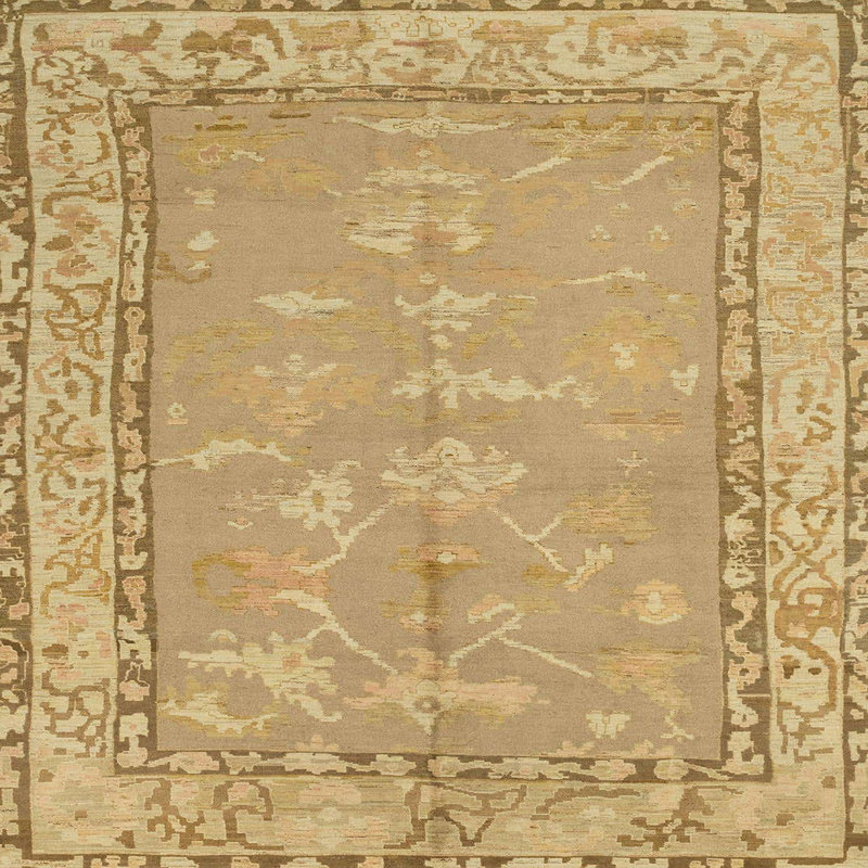Abstract Indoor Rug, Square 4'