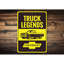 Panneau en aluminium Truck Legends-58562360