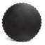 Table basse ronde noire en ciment pour l'extérieur et l'intérieur, décor moderne, cadeaux de pendaison de crémaillère