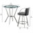 Ardie Glass Top Four Leg Dining Set-870226409-816204984-816204985