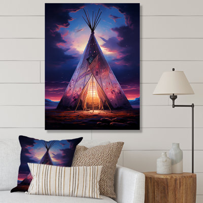 Native Tipi Sacred Visions - Imprimé
