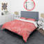 Ensemble de housse de couette orange en microfibre campagnard-40701765