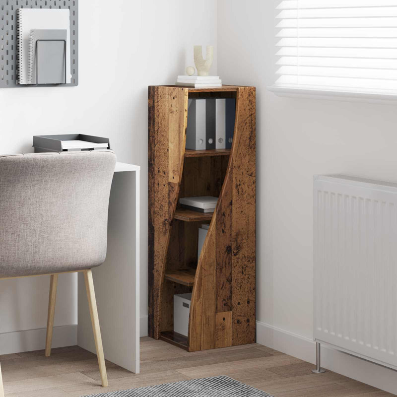 Engineered Wood Standard Accent Cabinet, Old Wood