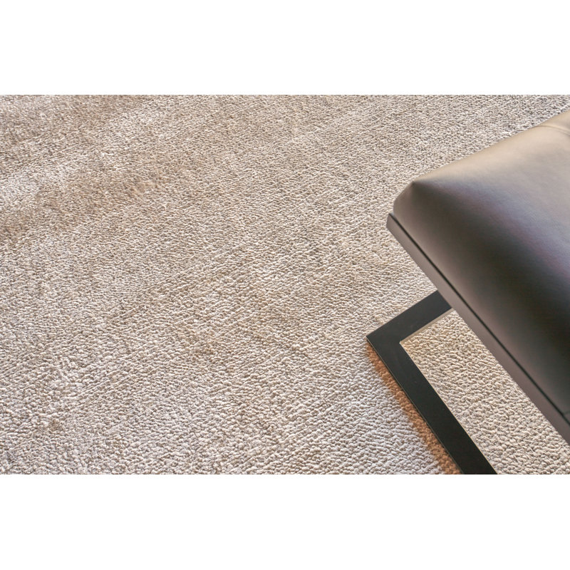 Plush Area Rug in Beige, Rectangle 8' x 10'