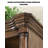 Traditional Hand Carved Yellow Birch Open Bookcase