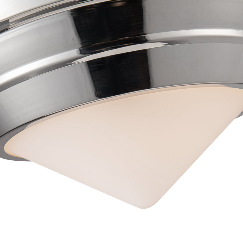 Willard 1 - Light Flush Mount, Polished Nickel