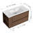 5 35.9'' Single Bathroom Vanity with Top-101092192